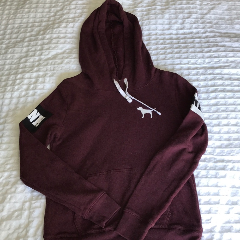 VS pink hoodie